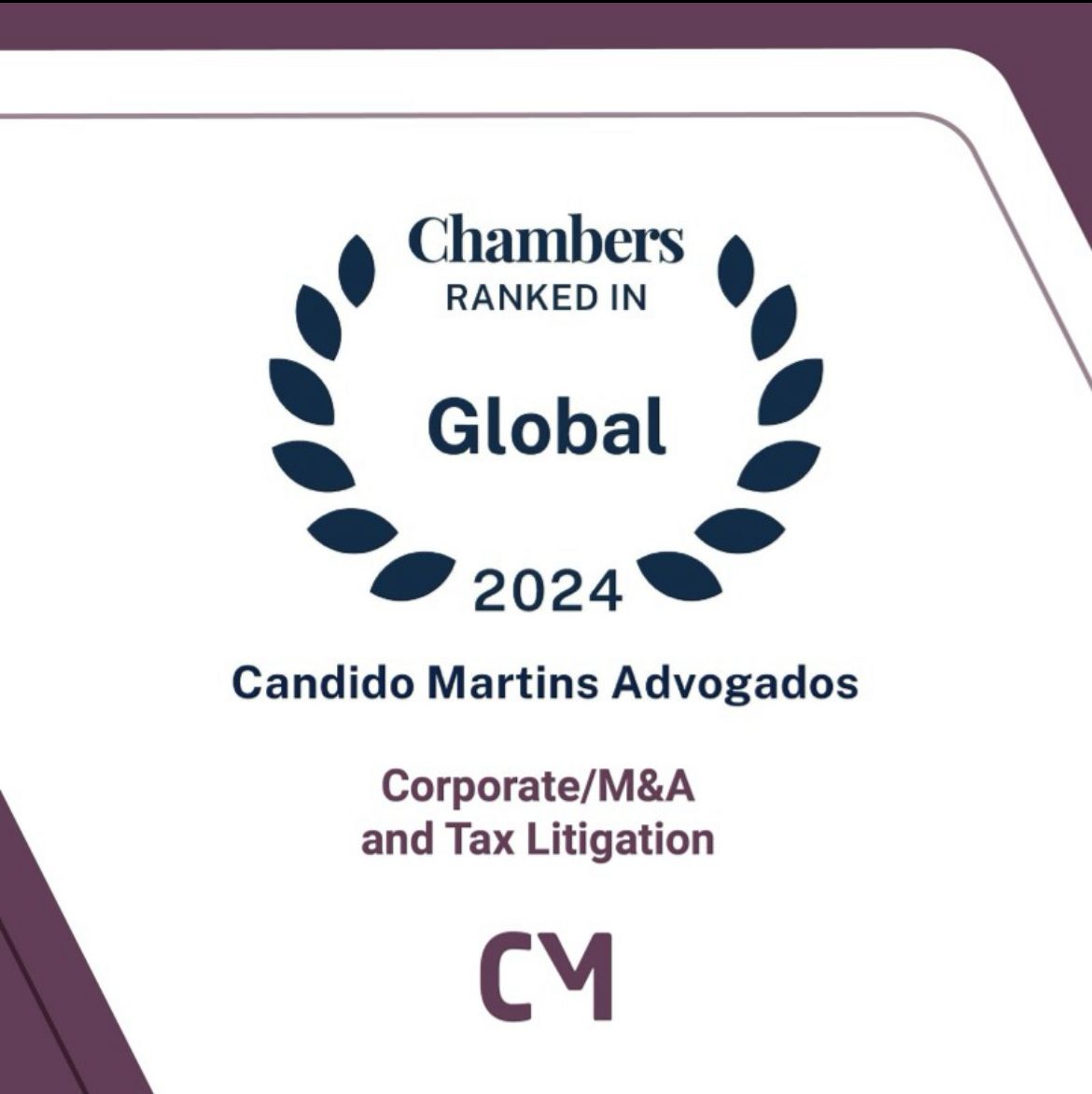 A Chambers Global 2024, destacou o Candido Martins Advogados entre os principais escritórios do mundo