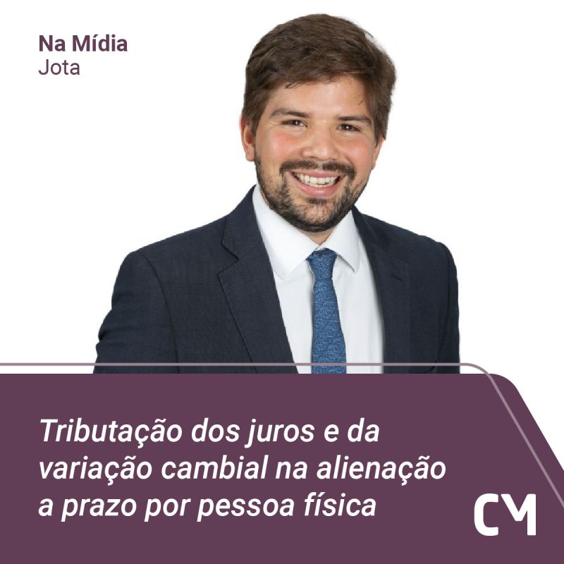 Nosso advogado tributarista, Thiago Braga, elaborou artigo publicado pelo JOTA