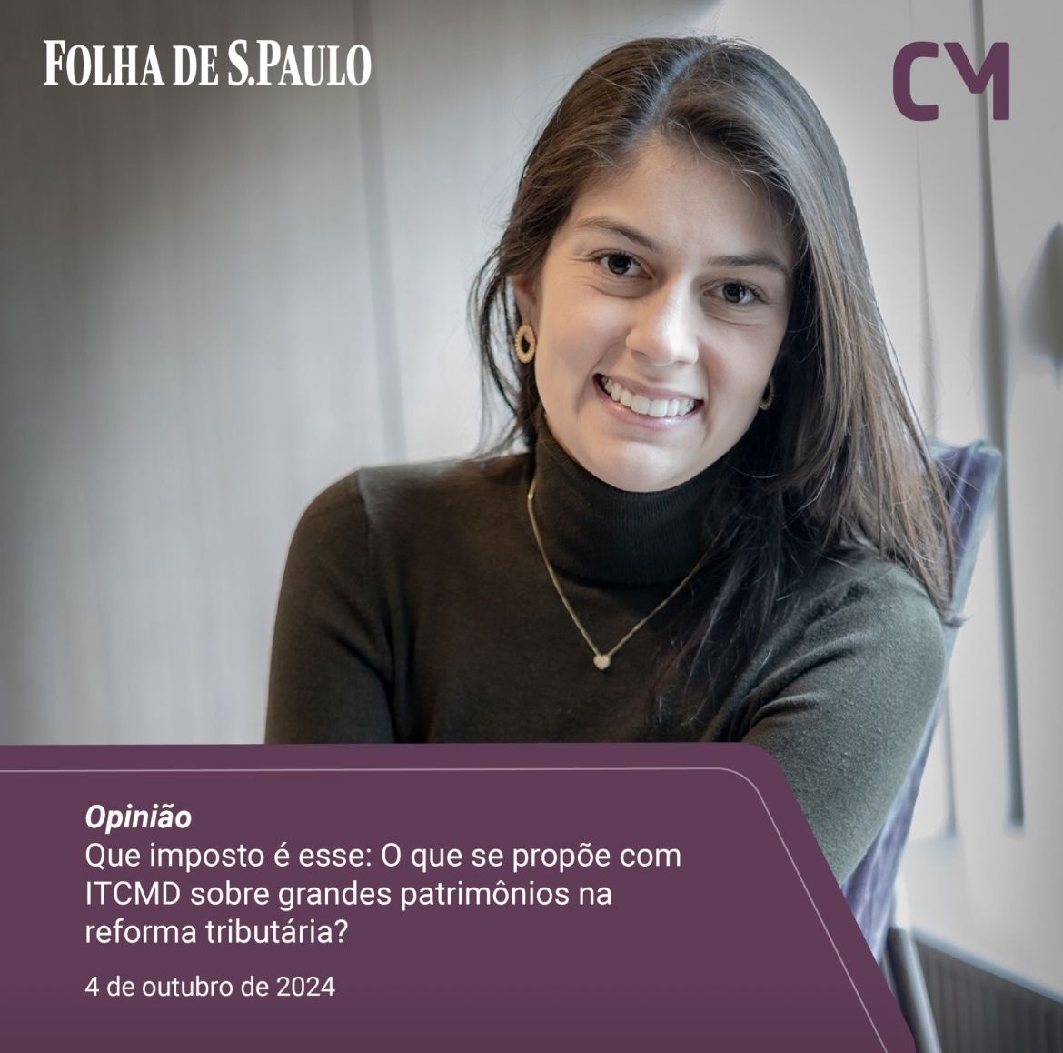 Our lawyer Maria Molinar has written an article for Folha de S.Paulo’s “What kind of tax is this?” blog